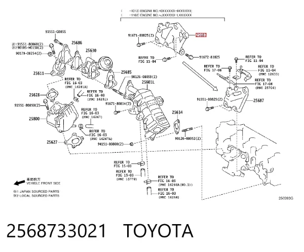  2568733021 Toyota