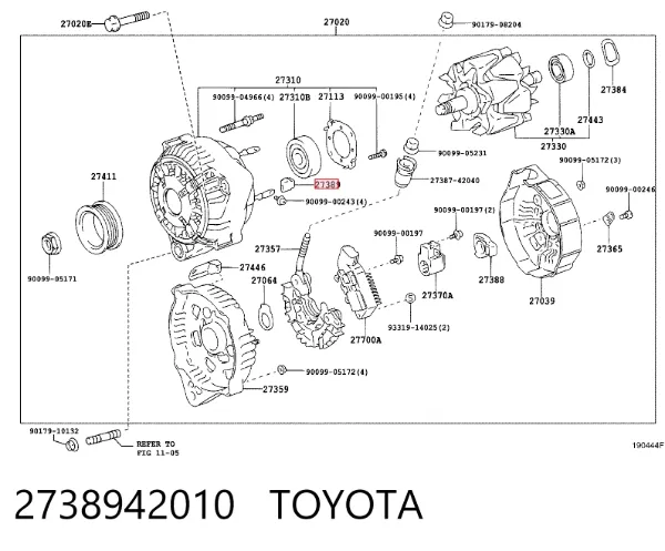  2738942010 Toyota