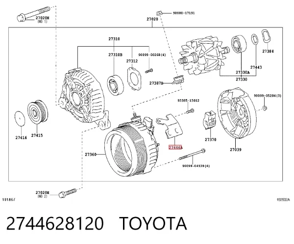  2744628120 Toyota