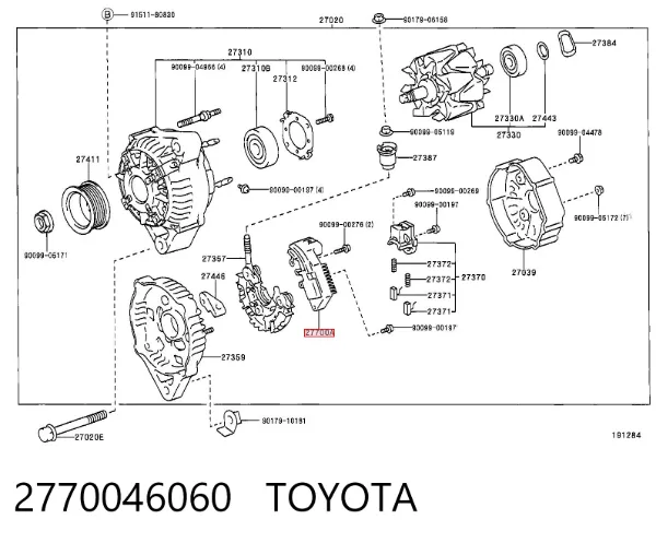 Regulador 2770046060 Toyota