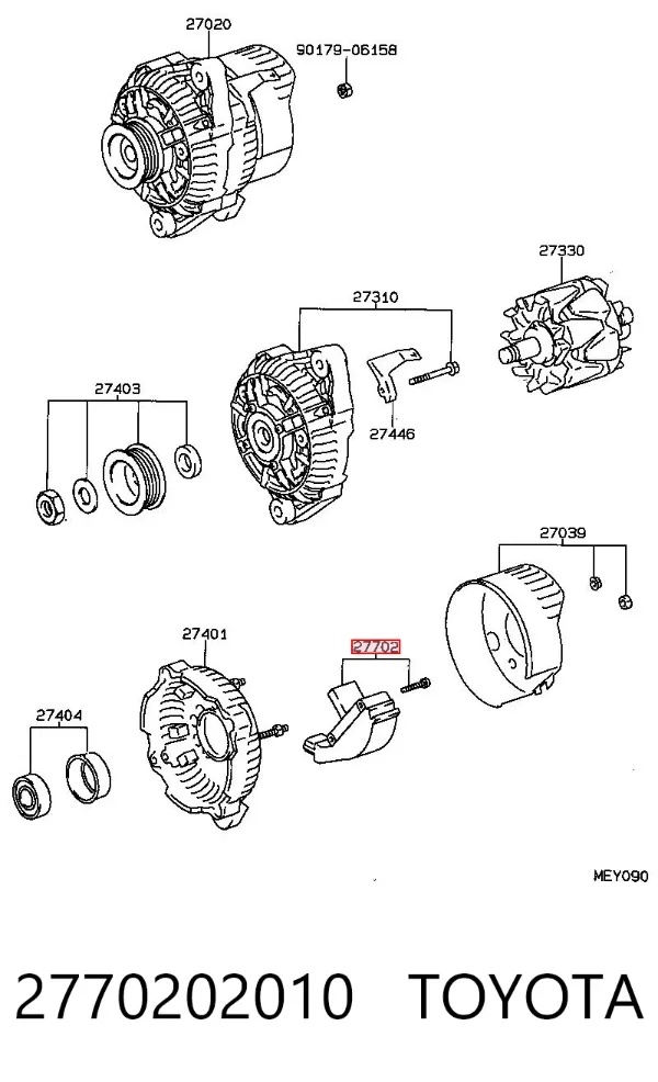 Regulador 2770202010 Toyota
