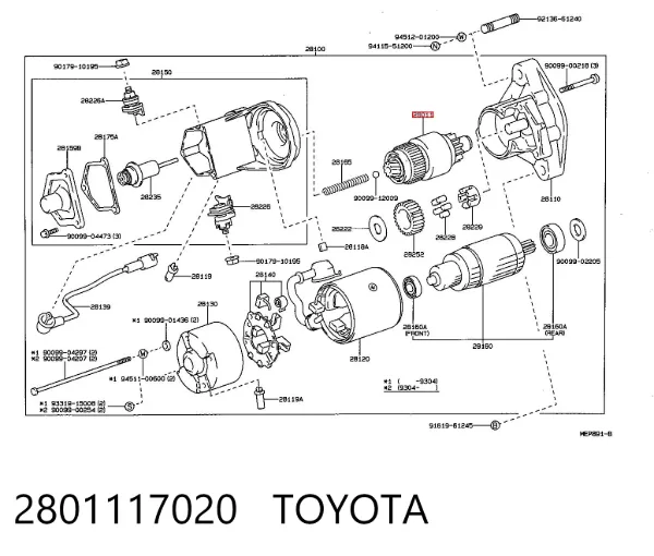 Bendix 2801117020 Toyota