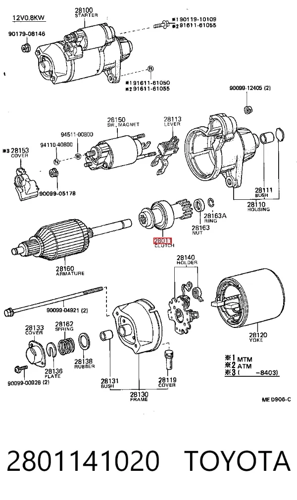 Bendix 2801141020 Toyota