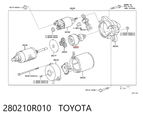 Bendix 280210R010 Toyota