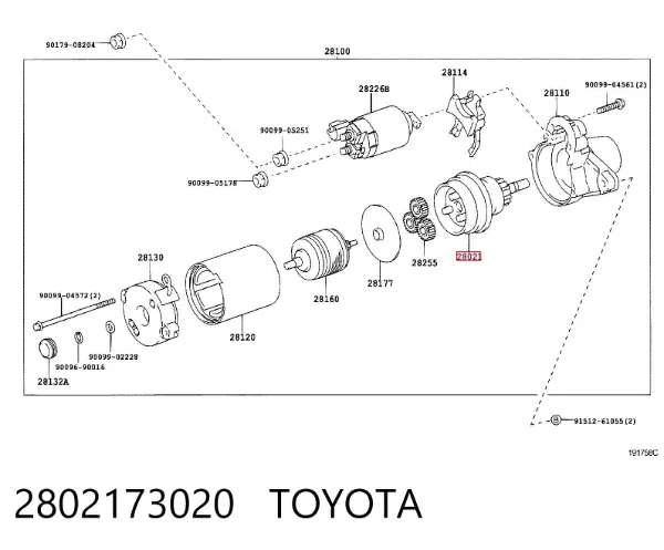 Bendix 2802173020 Toyota