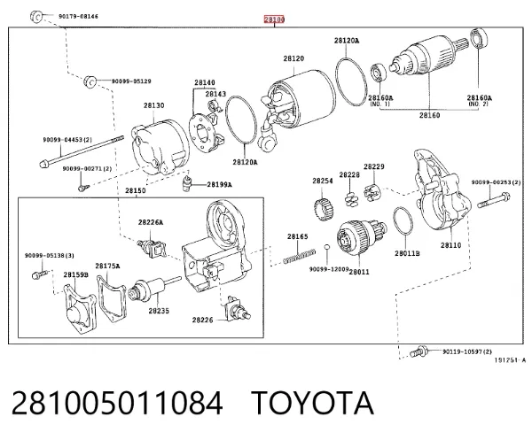 Motor de arranque Lexus LS UCF30