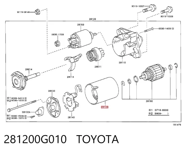  281200G010 Toyota