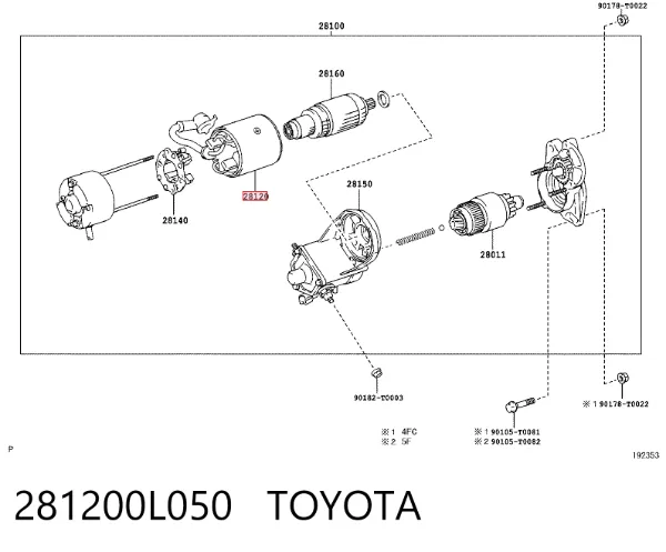  281200L050 Toyota