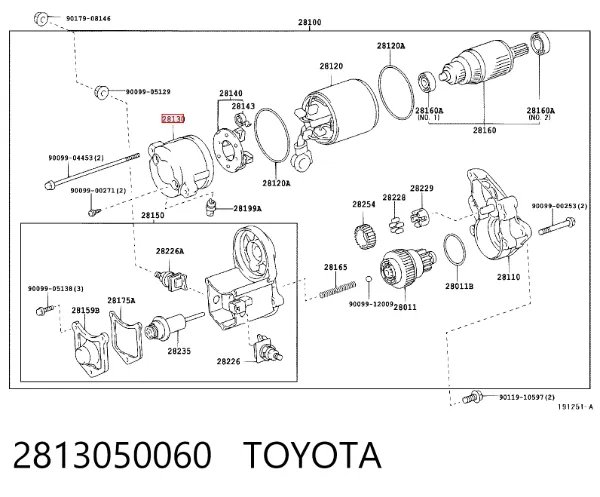  2813050060 Toyota