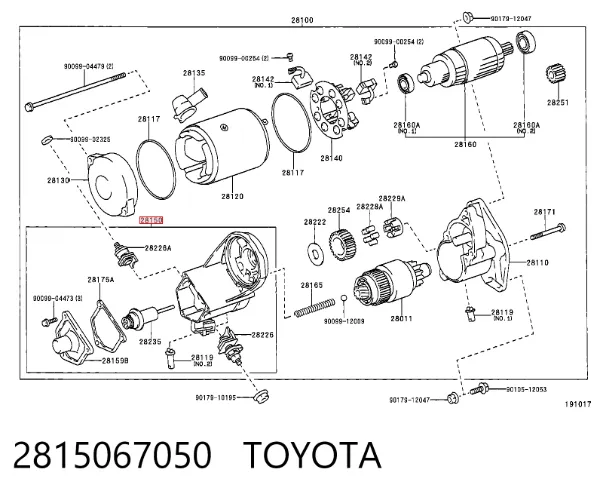  2815067050 Toyota