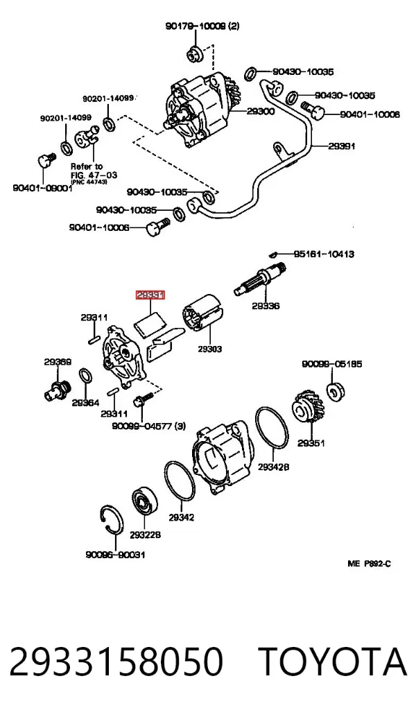  2933158050 Toyota