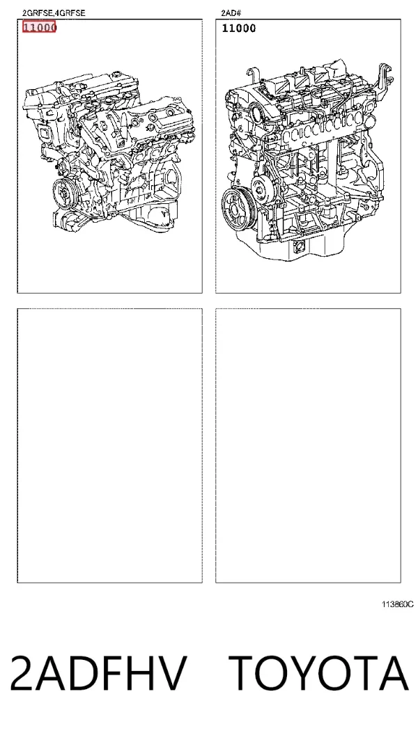 Motor completo 2ADFHV Toyota
