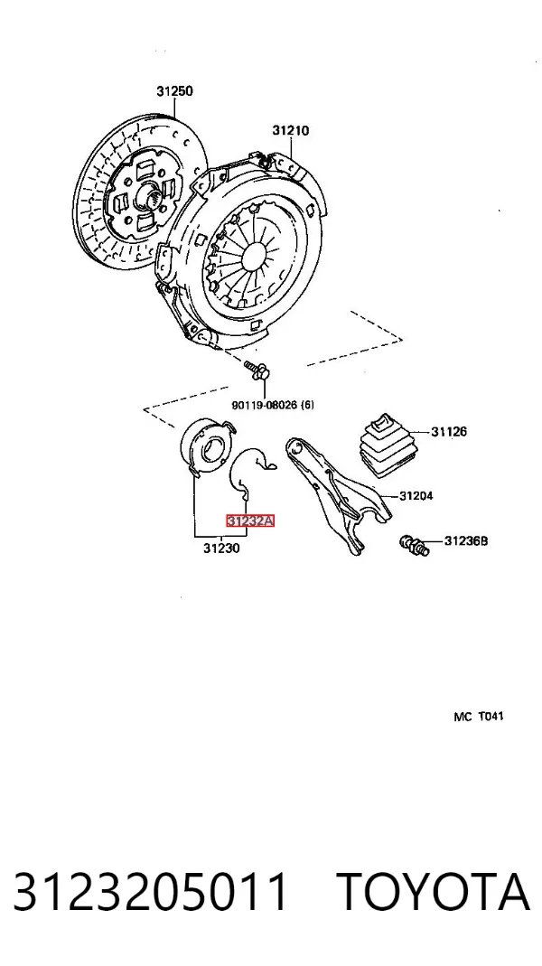  3123205011 Toyota