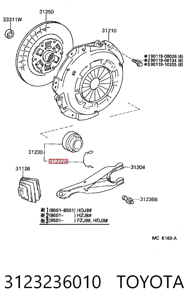  3123236010 Toyota
