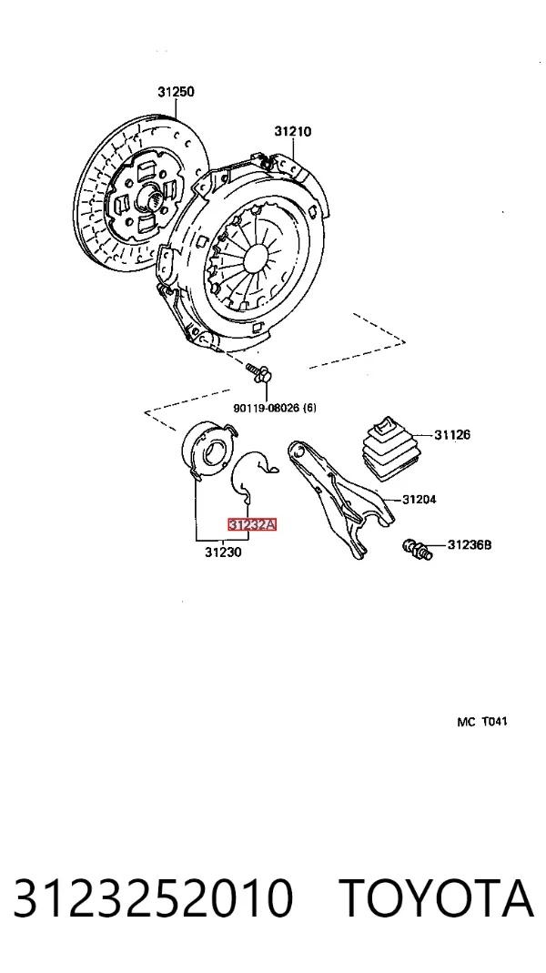  3123252010 Toyota