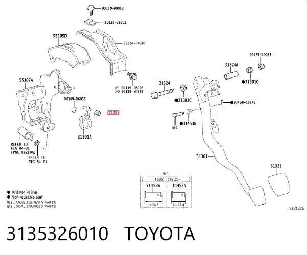  3135326010 Toyota