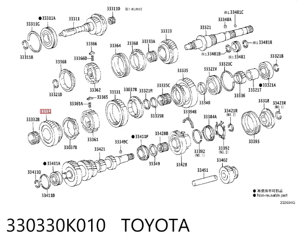  330330K010 Toyota