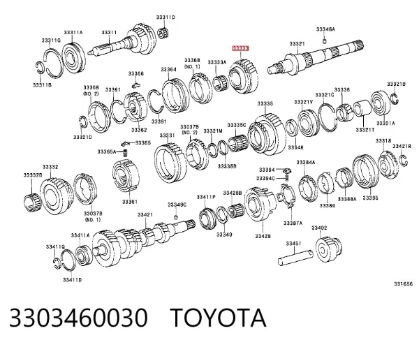  3303460030 Toyota