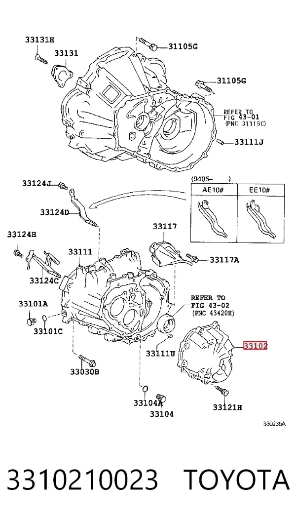  3310210023 Toyota