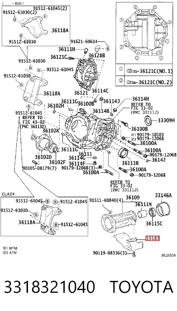 3318321040 Toyota