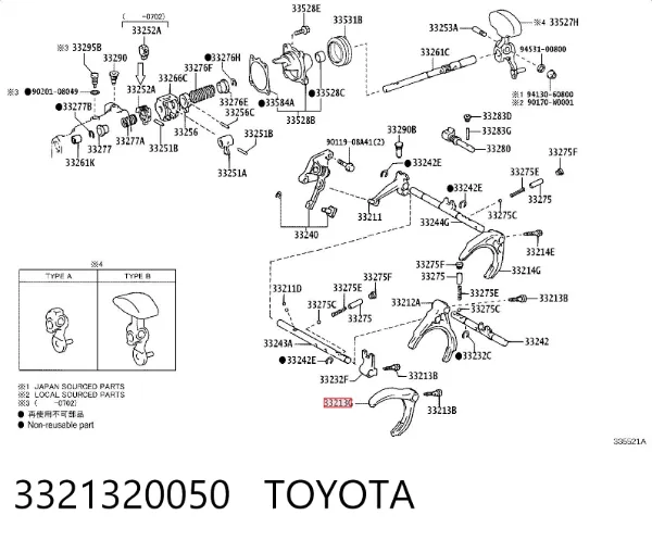  3321320050 Toyota