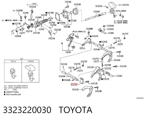  3323220030 Toyota
