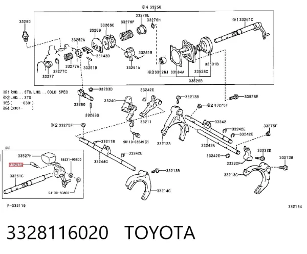  3328116020 Toyota