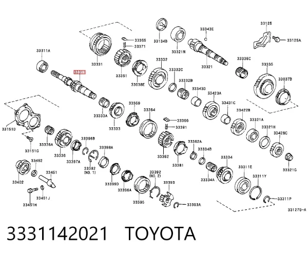  3331142021 Toyota