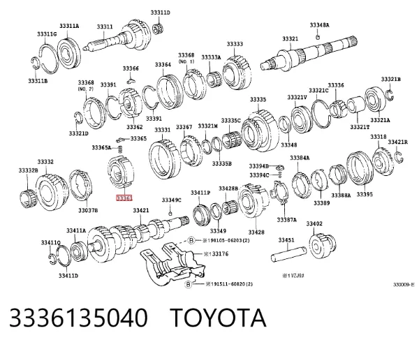  3336135040 Toyota