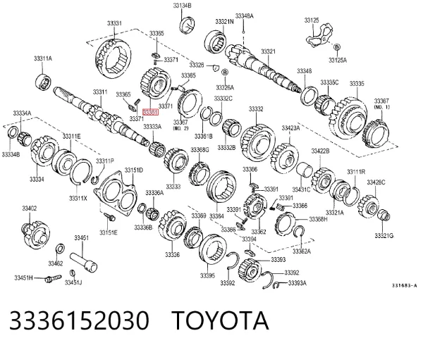  3336152030 Toyota