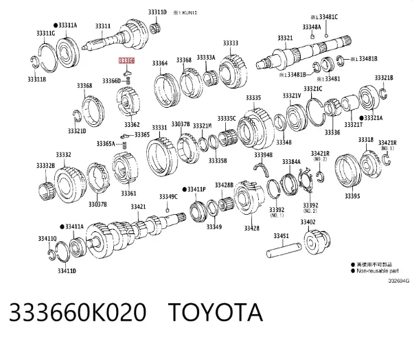  333660K020 Toyota