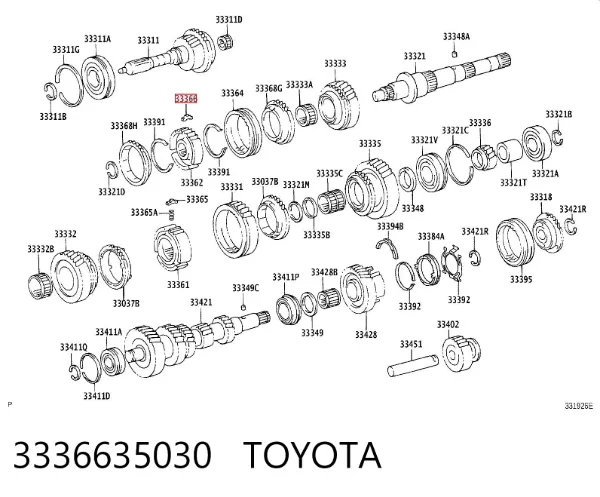  3336635030 Toyota