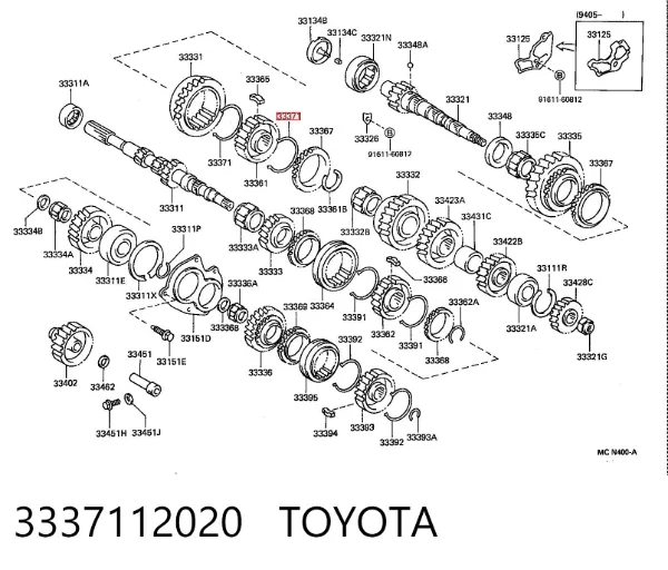  3337112020 Toyota