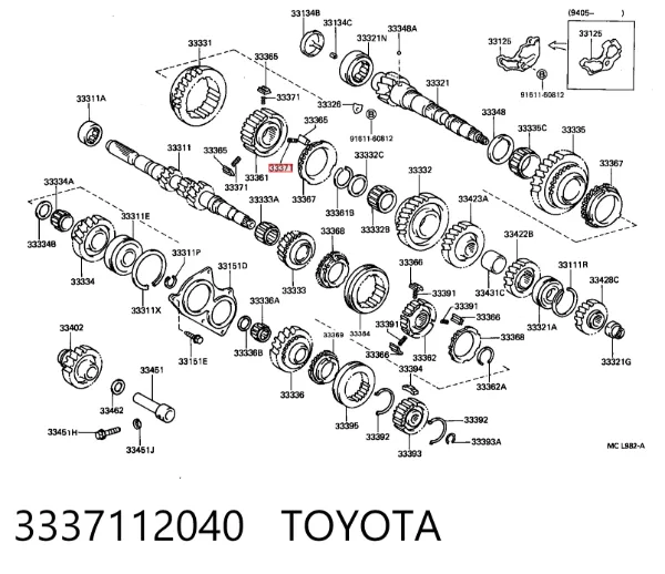  3337112040 Toyota