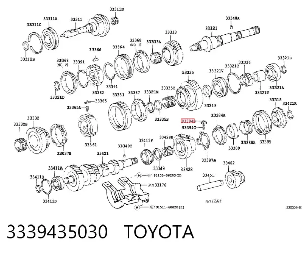  3339435030 Toyota