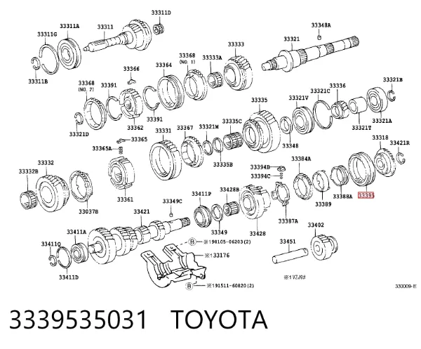  3339535031 Toyota