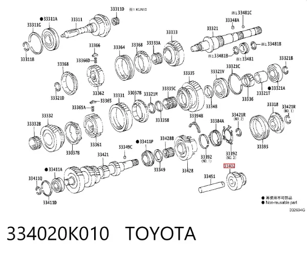  334020K010 Toyota