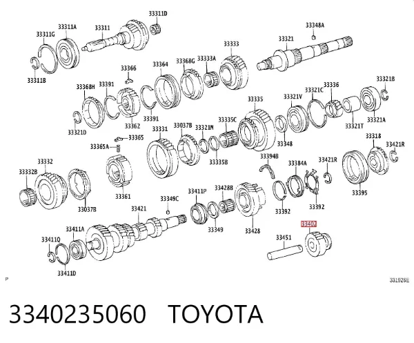  3340235060 Toyota