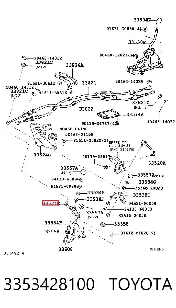  3353428100 Toyota