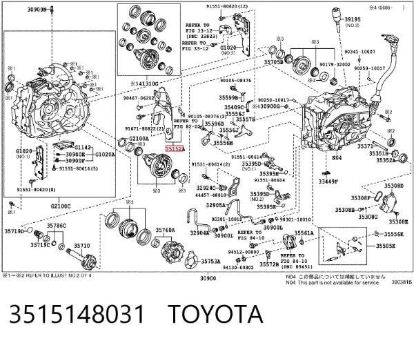  3515148031 Toyota