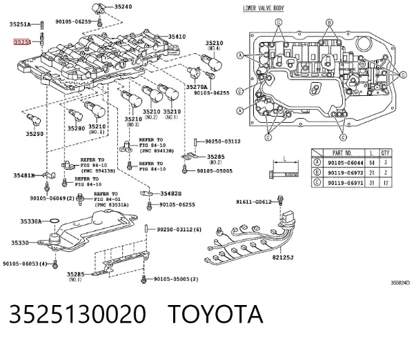  3525130020 Toyota
