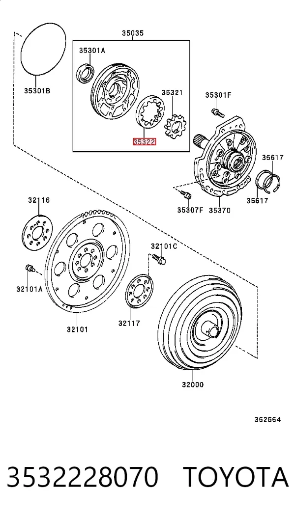  3532228070 Toyota