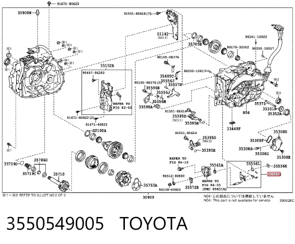  3550549005 Toyota
