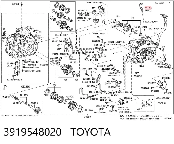  3919548020 Toyota