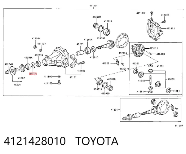  4121428010 Toyota