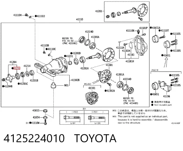 4125224010 Toyota