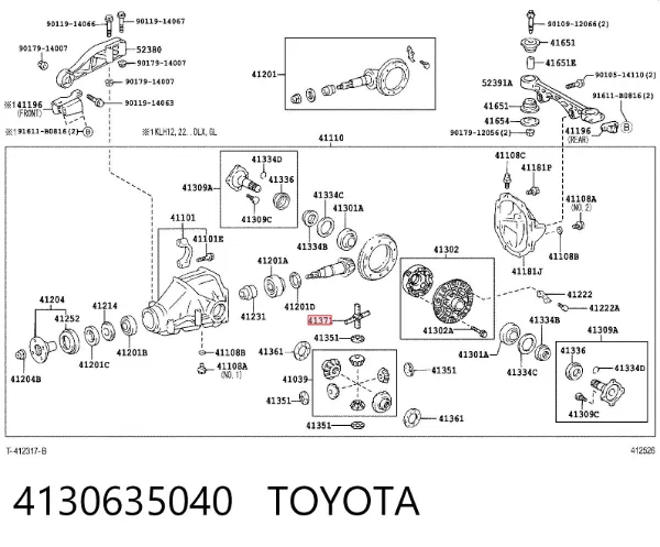  4130635040 Toyota