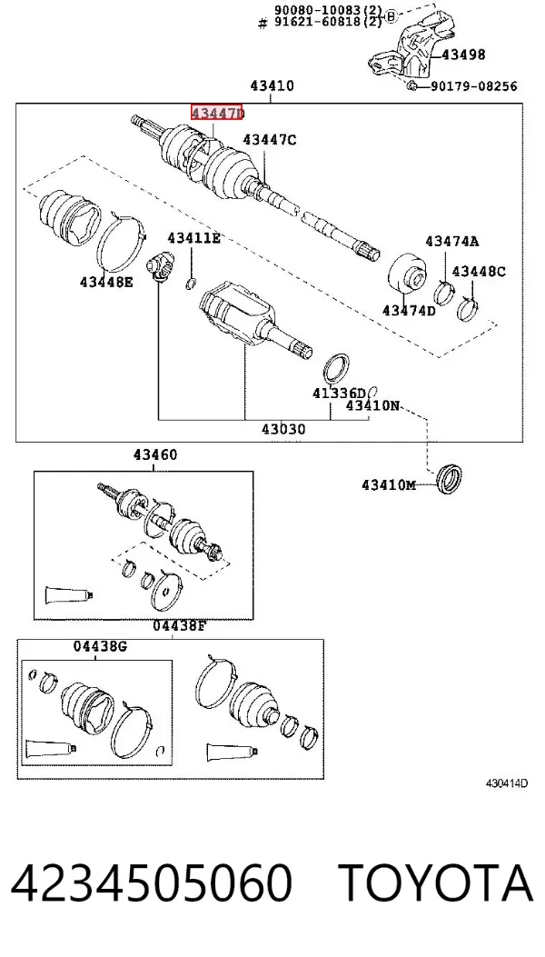  4234505060 Toyota