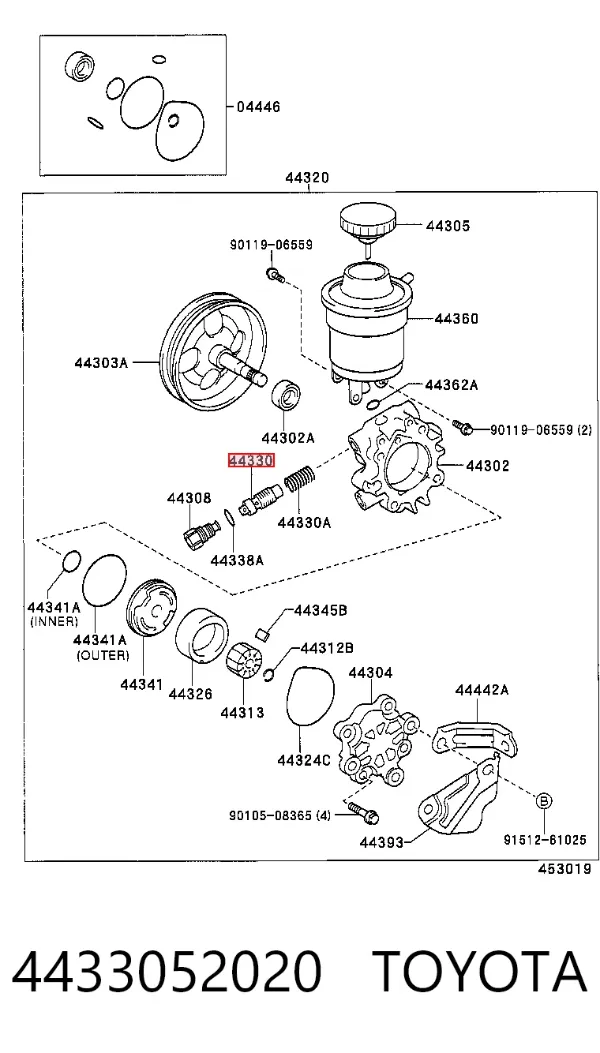  4433052020 Toyota
