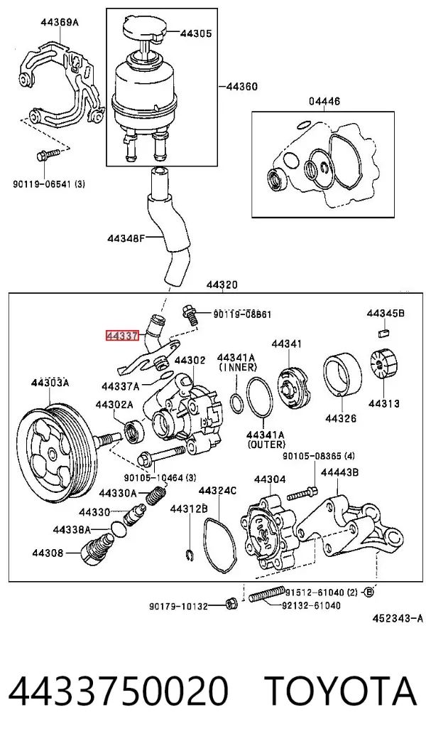  4433750020 Toyota